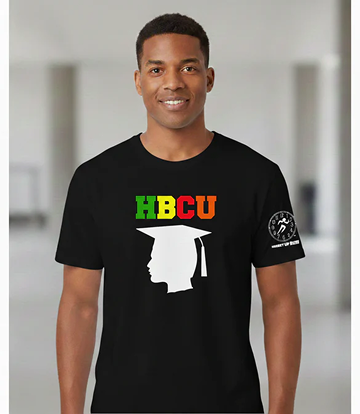 HBCU GRAD Men 1A BLK W/COLORS