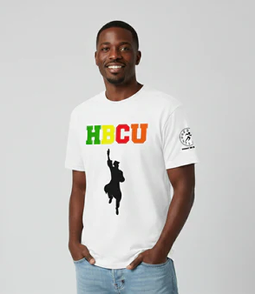 HBCU GRAD Men 2A Wht W/COLORS