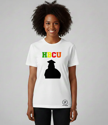 HBCU GRAD Women 1A Wht W/COLORS