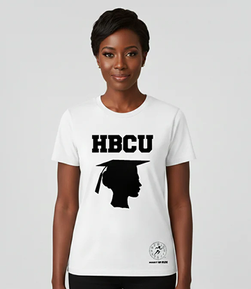 HBCU GRAD Women 4A Wht/Blk