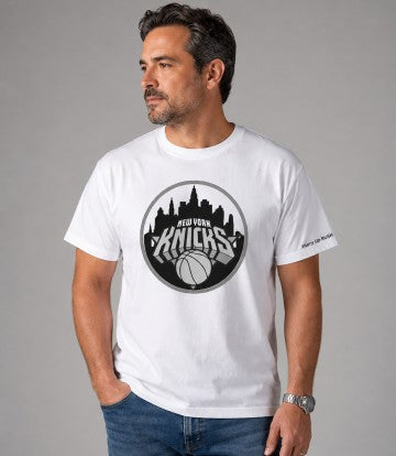 NY KNICKS CITY BLK & WHT (cLeva Did It)